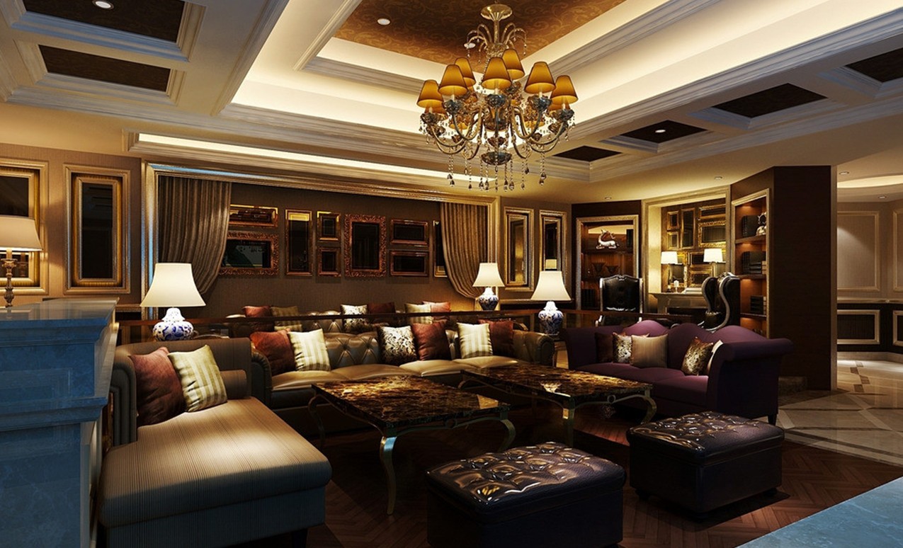 Luxurious Living Room Decorating Ideas Classic Interior