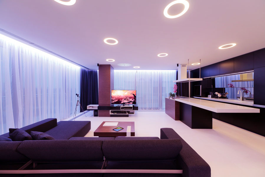 A Good Living Room Lighting Scheme Uses Different Kinds Of Light