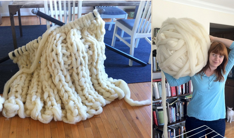 giant knitting wool
