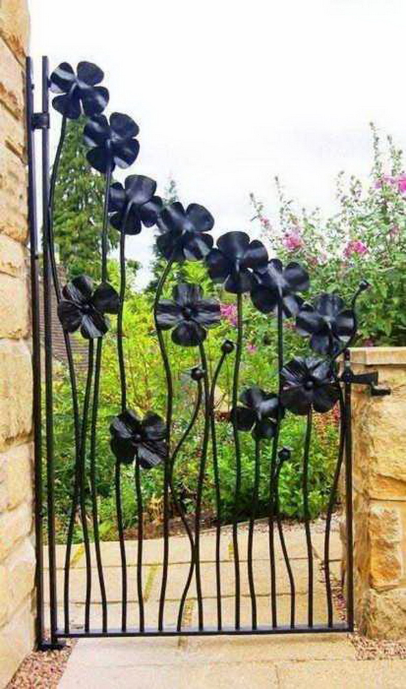 15 Decorative Metal Gate Design For Amazing First Impression 6255