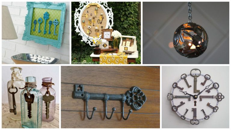 14 DIY Happy Project With Recycled Keys Art For Fancy People ...