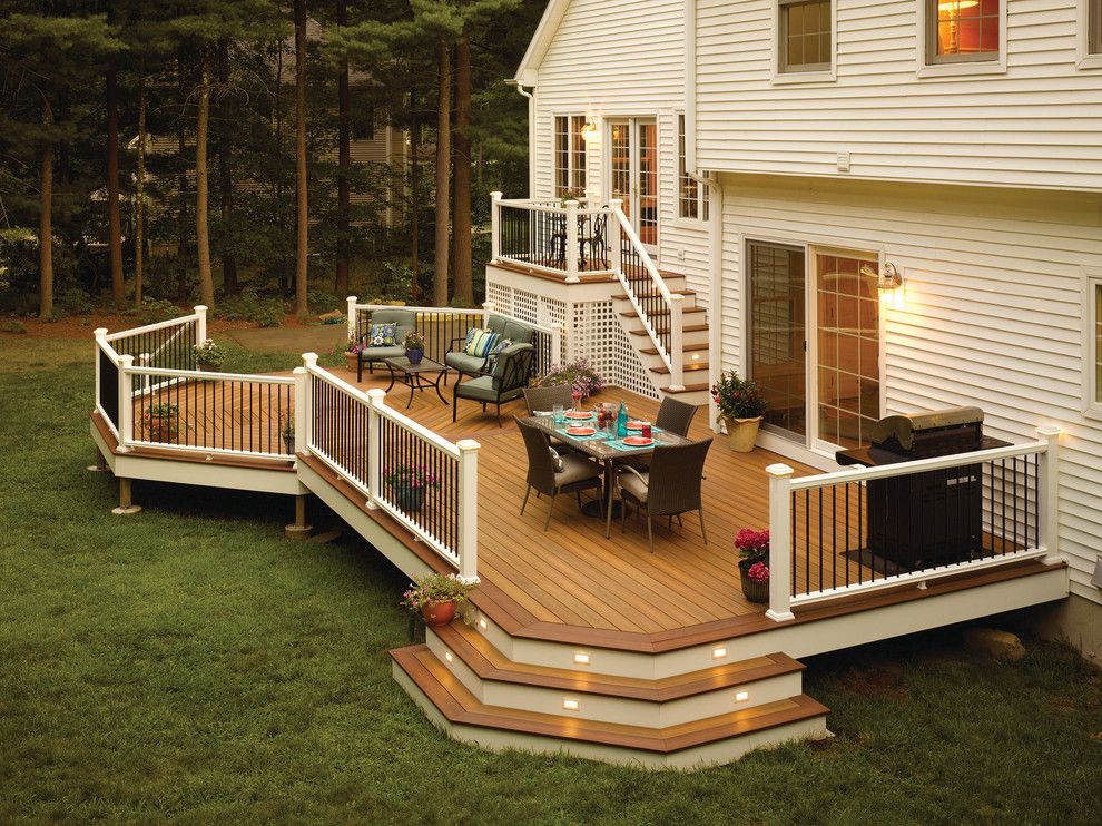 Lowes Stockton Ca For A Contemporary Deck With A Contemporary And Fiberon Decking By Fiberon Decking 