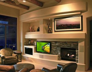 14 Breathtaking Gypsum Board And Niches For TV Wall Unit – Fantastic ...