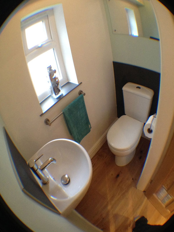 Good Looking Minimum Size Toilet For Under the Stairs Could be Yours